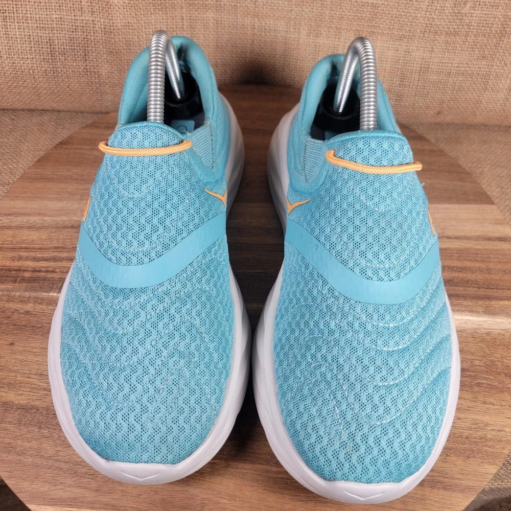 HOKA Ora Recovery Shoe 2 Slip On Recovery Shoes Blue Men's US 8 Comfort Sneakers